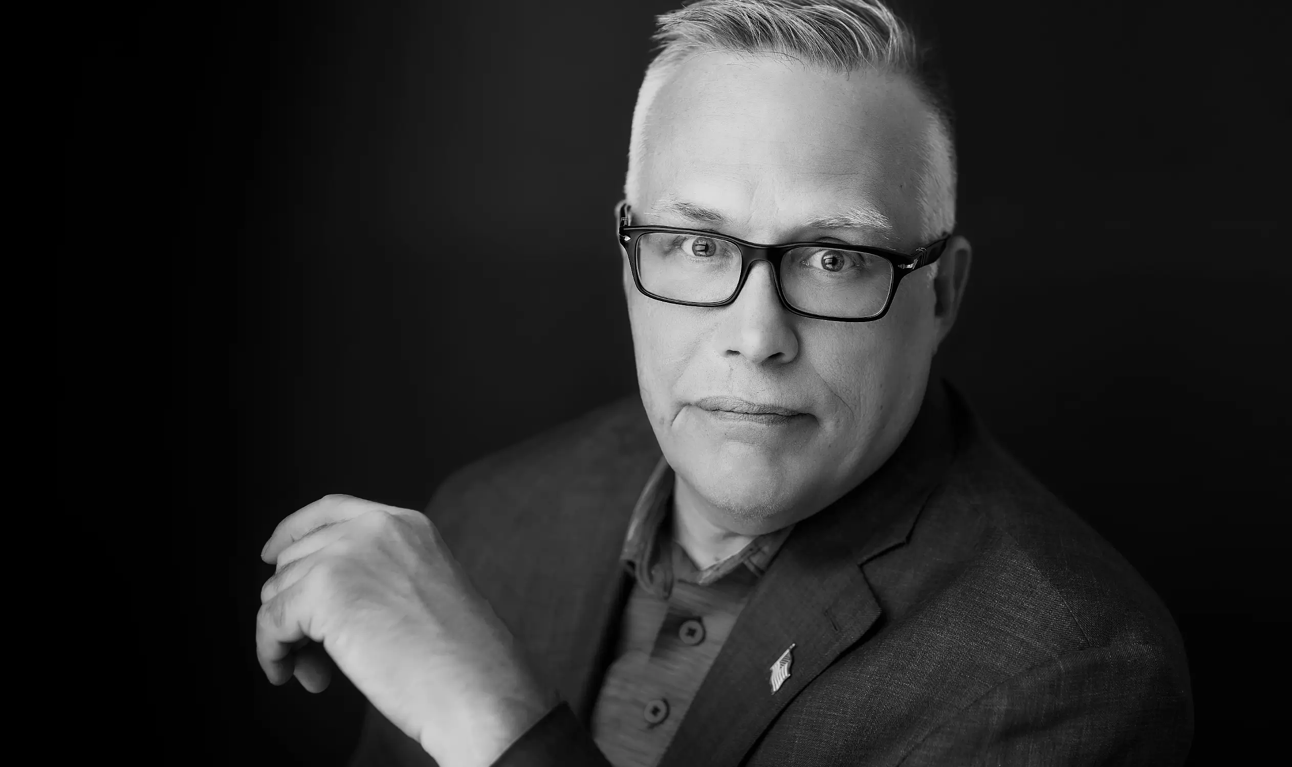 Chris Gleason for Supervisor of Elections in Pinellas County bw photo